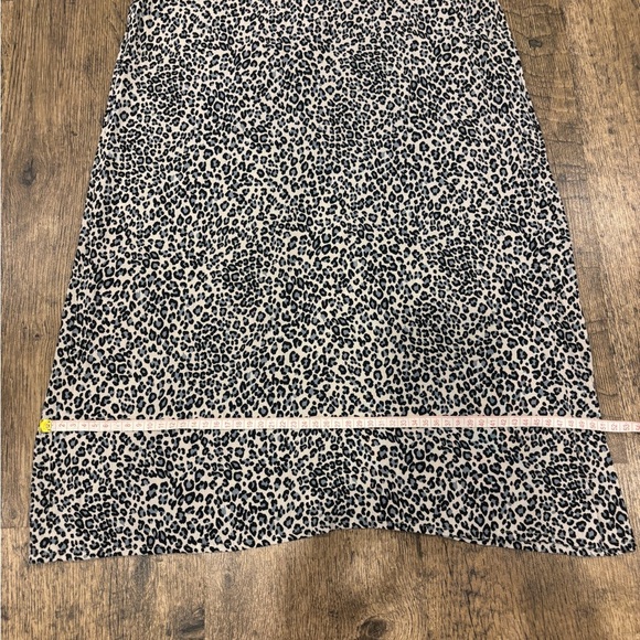 Brandy Melville Black/Blue and Cream Animal Print Skirt - Picture 8 of 9